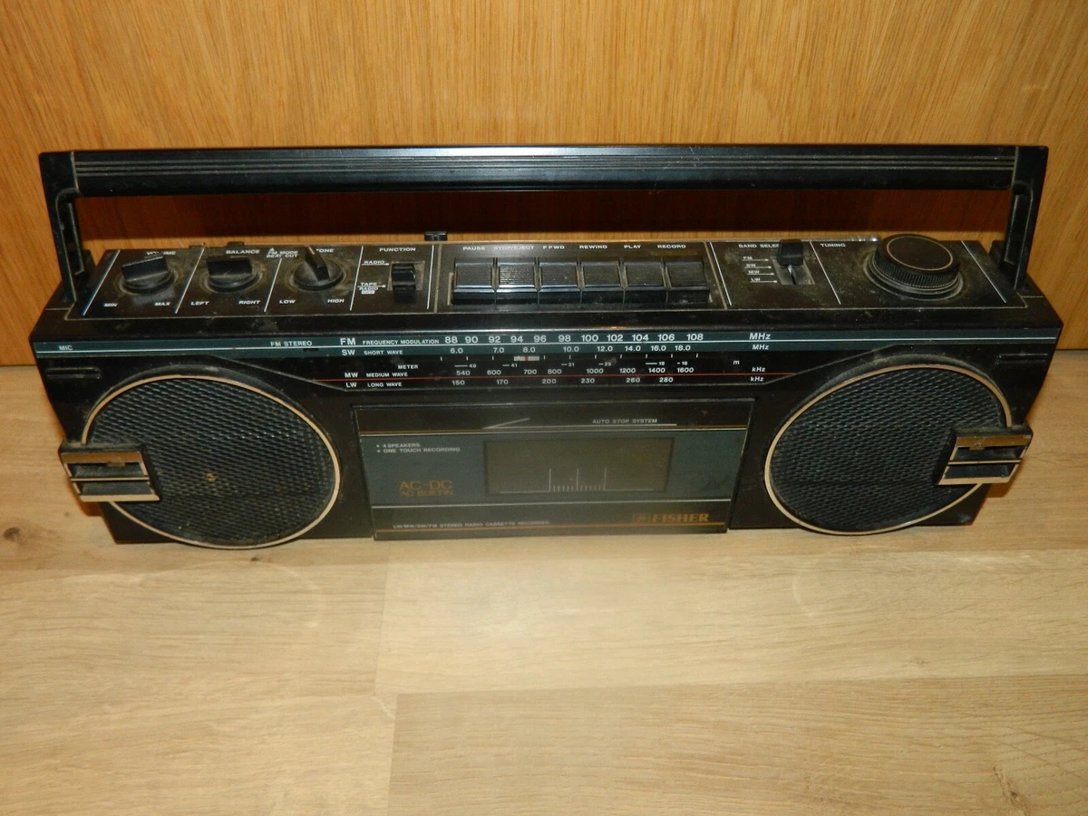Fisher Portable Stereos & Boomboxes with Headphone Jack | eBay