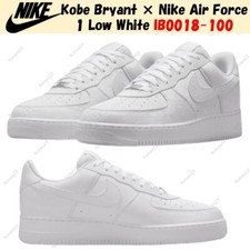 Size 10.5 - Kobe Bryant x Nike Air Force 1 Low Forever White for