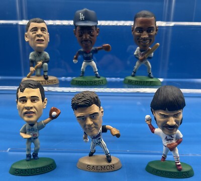 Lot Of 6 Baseball 1997 Corinthian MLB Headliners Big Head Figures Collectibles