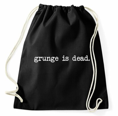 Grunge is Dead Turnbeutel Nirvana Kurt Cobain Sportbeutel Jutebeutel Rucksack