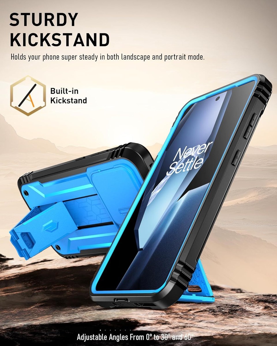 For OnePlus 13 5G Case For Oneplus 13R Poetic Built-in Screen Slide Camera Cover
