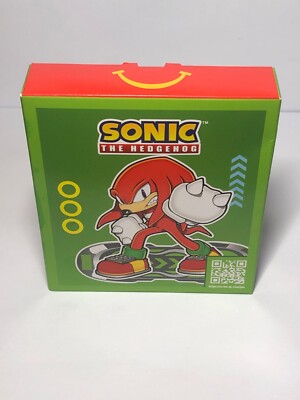 McDonald s Sonic 2 Themenspielzeug: Der Film mit Box - Neu und ungeöffnet