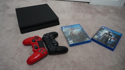 PS4 Slim w/ **Expanded Storage (2TB)** + Controllers/Games (Optional)