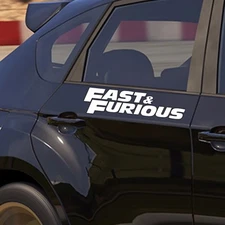 Fast & Furious - 3 PACK Decals Vinyl decal, Movie, Car, Vin Diesel, Paul Walker