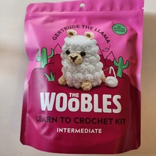 The Woobles Learn to Crochet Kit for Intermediate NEW Gertrude The Llama