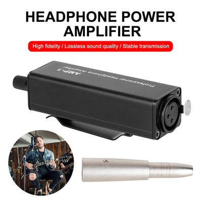 Mini Fully Balanced Headphone Amplifier For XLR 3.5mm Earphones Stereo Audio Amp