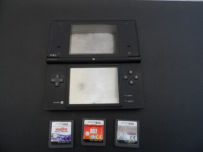 nintendo dsi konsole Schwarz-3 Spiele wie auf Bild