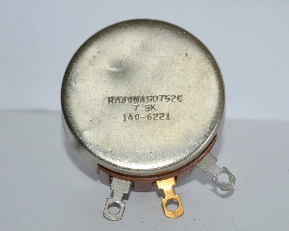 1 CLAROSTAT RA30NASD752C 7.5k Ohm 4 Watt Wirewound Military Grade POTENTIOMETER - Image 3 of 4