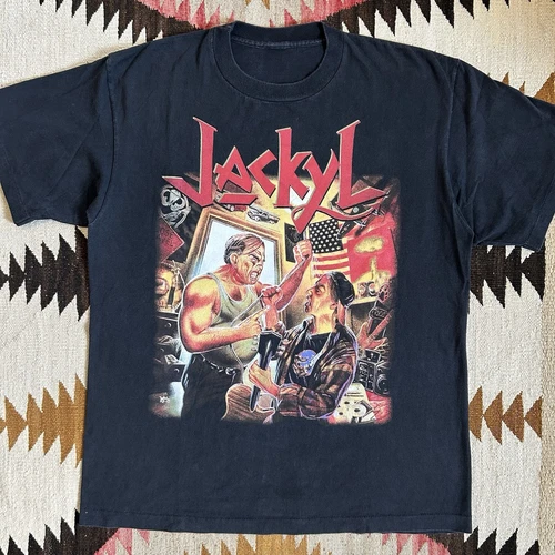 Jackyl Push Comes To Shove Concert Band Tshirt 1990s vintage concert t-shirt, vintage, size XL, single stitch, B+ condition