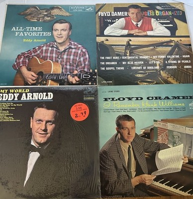 Eddy Arnold & Floyd Cramer RCA Victor Country Vinyl LP All-Time Favorites