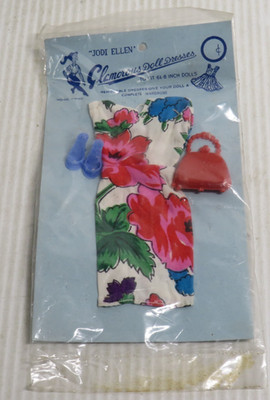Jodi Ellen Glamorous Doll Dresses White Floral Dress Barbie Clone Sealed G2