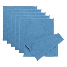 6Pcs 8.66"x8.66" Microfiber Cleaning Eyeglass Dark Blue