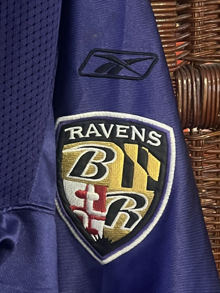 VTG Deion Sanders #37 Baltimore Ravens NFL Football Jersey 3xl Reebok Purple - Image 4 of 4