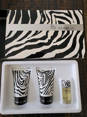 Rare Vintage Dolce & Gabbana ''BY'' Zebra 3-Piece Collector Set NIB Discontinued
