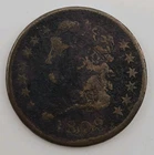 Photo of a 1809-P Half Cent from an eBay listing that sold on Jul 22, 2026