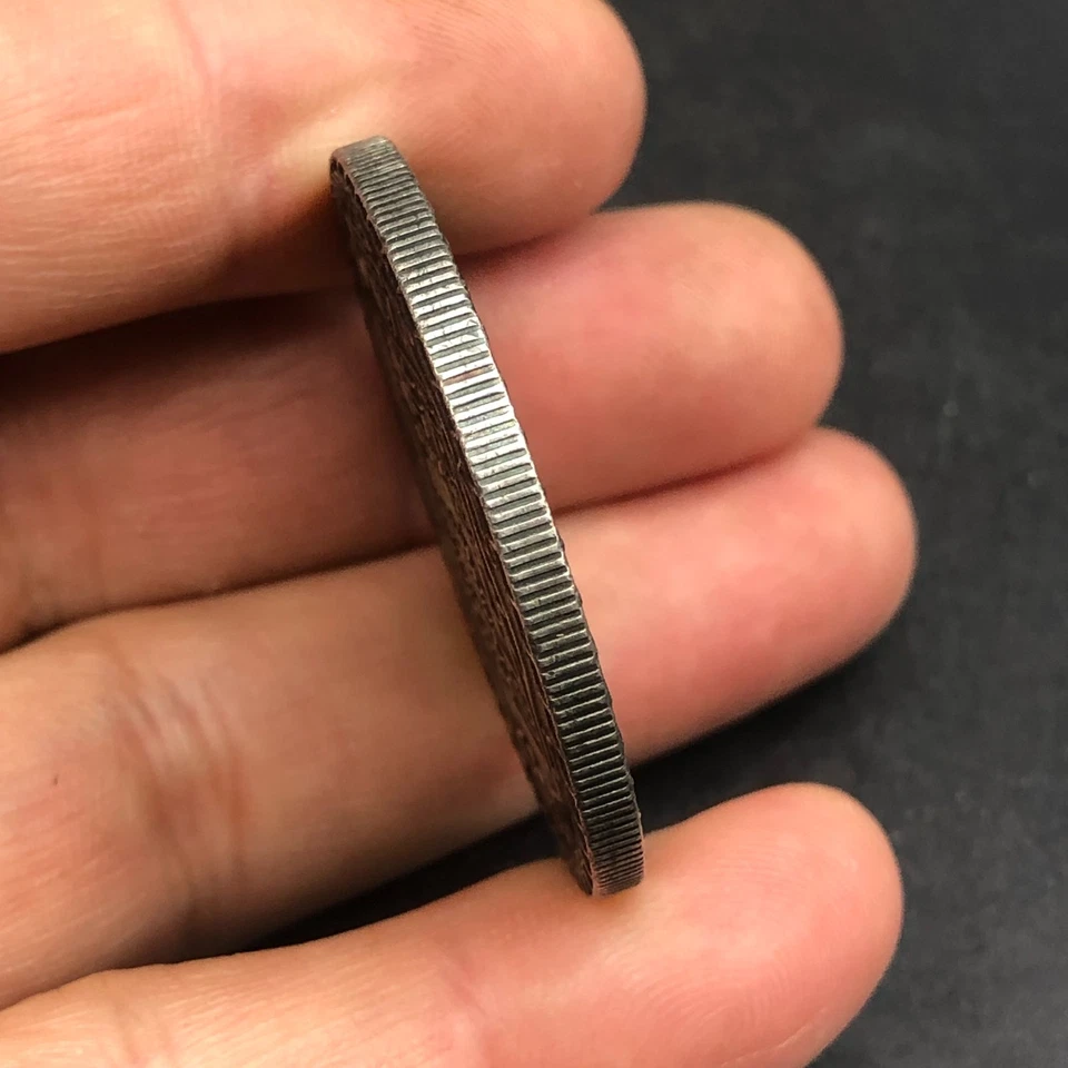 Moneda de plata Kirin de 10 años de la dinastía Qing de China de 1884 1 tael dinero dragón Foto 3 de 4