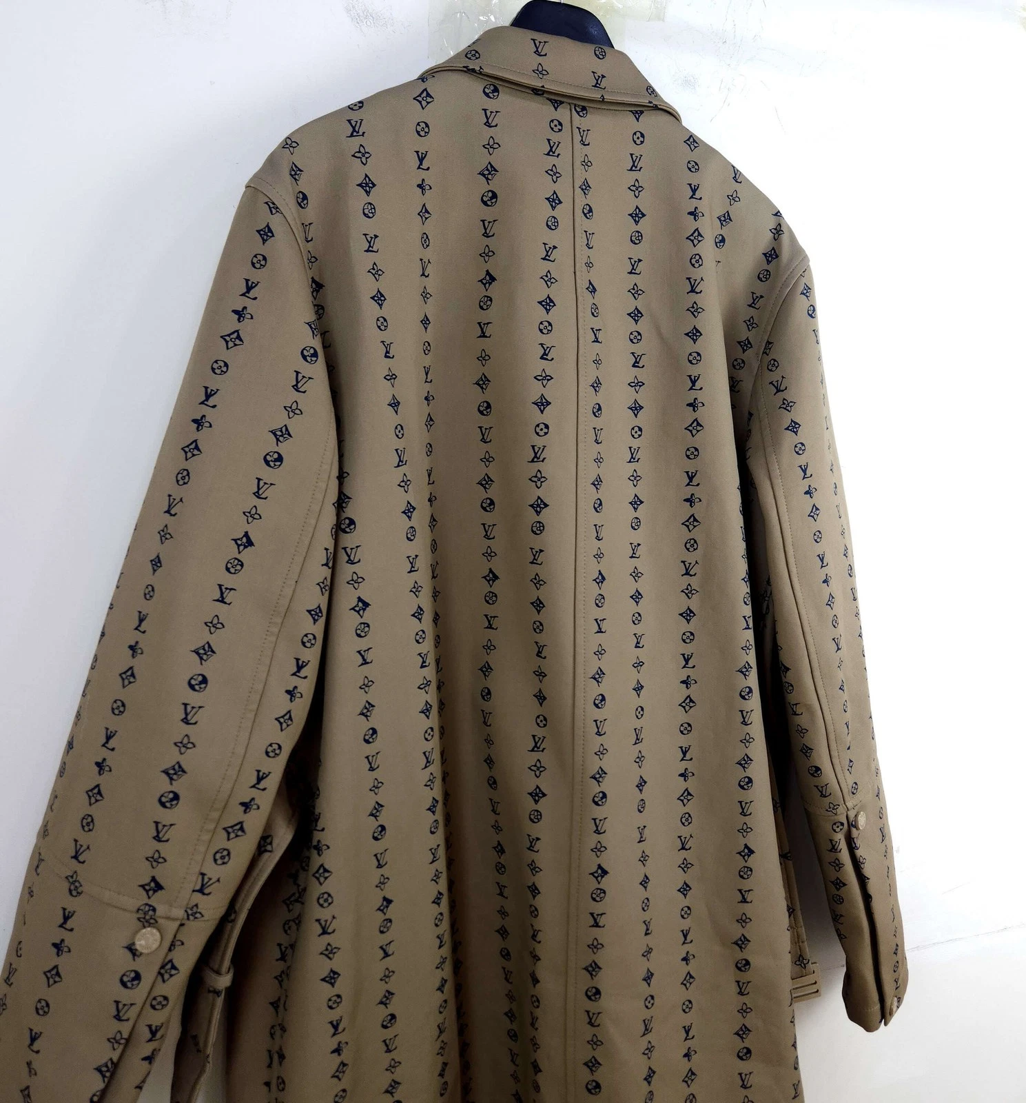 LOUIS VUITTON（LV） Louis Vuitton Cappotto con cintura monogramma a righe 10058 138230249