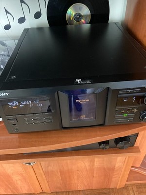 Sony CDP-CX400  MegaStorage 400 CD Changer. Pristine condition. Video.