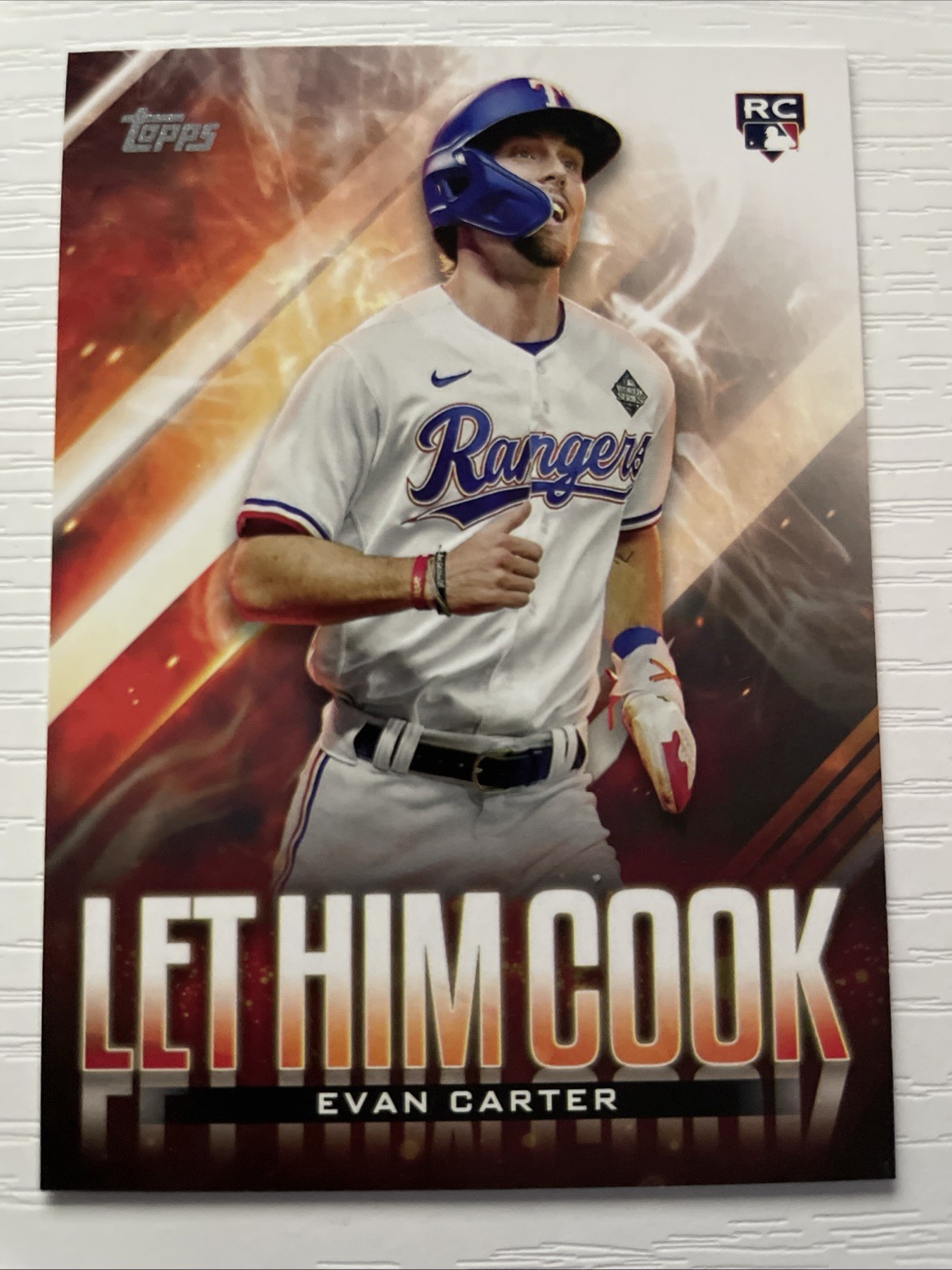 2024 Topps Update Series - Let Him Cook Evan Carter #LHC-16 (RC)