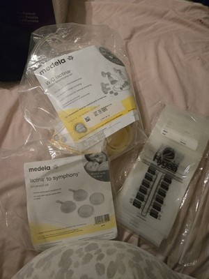 Lot of 10 Medela WIC Lactina Double Breastpump Milk Kit With Conversion Kit 