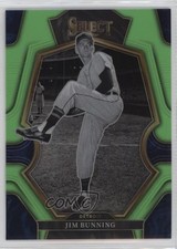 2023 Panini Select Premier Level Neon Green Prizm 30/75 Jim Bunning #155 HOF w1s