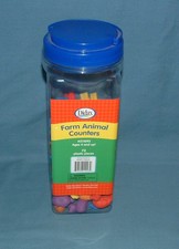 FARM ANIMAL COUNTER SET (72 PIECES) - DIDAX -...
