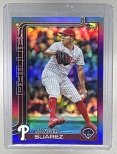 Ranger Suarez 2025 Topps #56 Purple Rainbow Foilboard /250