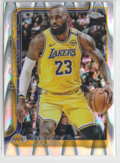 LeBron James [Wave Refractor] 127 2025 Topps Chrome
