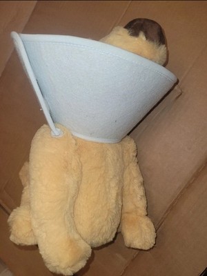 Disney Parks Pixar UP gegrabener Hund Plüsch mit Halsband und Kegel der Schande ab 10 Zoll! NEU
