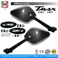 FAR 7144 Approved Mirrors + Adapters For Yamaha 530 T-MAX 2001-2026