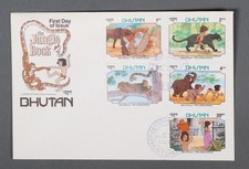MayfairStamps Bhutan FDC The Jungle Book Combo Disney First Day Cover aax_65767