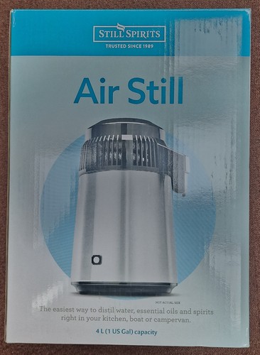 Still Spirits AirStill 4L Stainless Steel Home Distiller Water Alcohol Oils -NEW