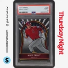 2011 TOPPS FINEST #94 MIKE TROUT RC ROOKIE PSA 9