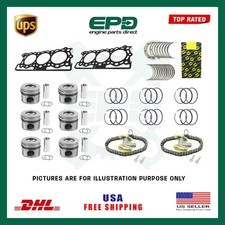 LAND ROVER RANGE ROVER 306DT PISTON RINGS SET + ENGINE REBUILD KIT PARTS 3.0 D
