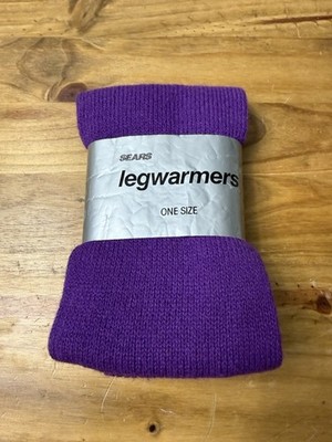 Vintage 1980s Leg Warmer Aerobic Workout Wear USA Made 100% Cotton New