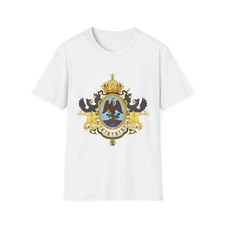 Mexican Empire Coat of Arms T-Shirt, Emperor Maximilian Shirt, Historical