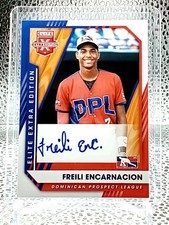 Freili Encarnacion 2021 Panini Elite Extra Edition On-Card Auto #203 DPL-Red Sox
