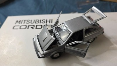 1/40 DIAPET MITSUBISHI CORDIA YONEZAWA TOYS IN ORIGINAL BOX NOS  SILVER