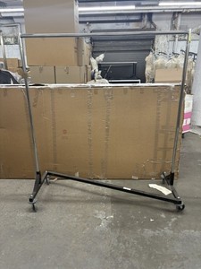 Industrial Grade Z-Base Garment Rack, 500Lb Load