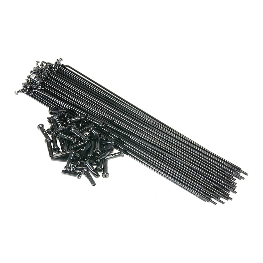 Велосипедные спицы Salt PG Black J-Образный изгиб из нержавеющей стали - 188 мм 40 шт с латунью 5790₽