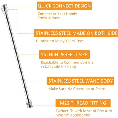 #ad Stainless Steel Extension for Pressure Washer $23.99