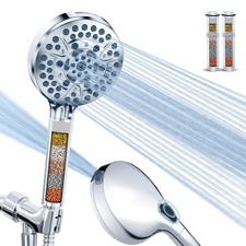 Filtered Shower Head with Handheld, High Pressure 10-Mode with Filters, Built...