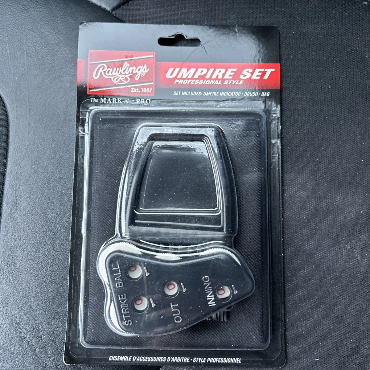 Vieux Compteur De Baseball Rawlings : Strikes, Balles Et Outs - Indicateur Vintage USA