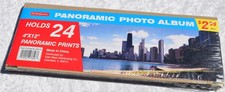 WALGREENS Vintage Panoramic Photo Album 24 Pocket Pages for 4"X12" Photos
