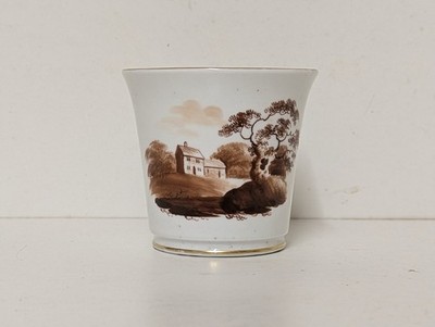Antike Chamberlains Worcester Porzellan Kaffeetasse badische Form Muster 450 ?