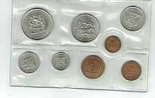 South Africa 1978 coin set (8 coins inc 1 Rand ) sealed as scan