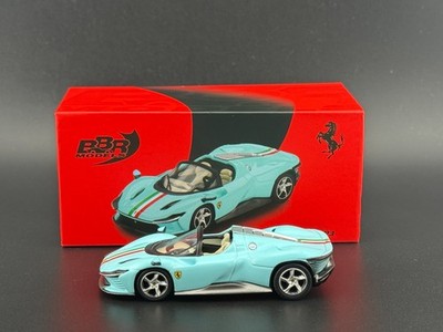 BBR Models Ferrari Daytona SP3   Light Blue 1/64