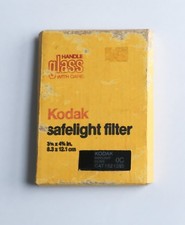 Kodak OC Wratten Safelight Filter - Glass 3 1/4" x 4 3/4" fits 2-Way Model "A"