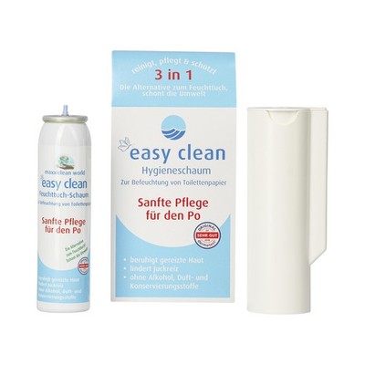   easy clean Feuchttuchschaum Starter Set   Popo Schaum für Toilettenpapier  ...