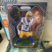 Panini 2020 Prizm Grant Delpit Rookie #318 Cleveland Browns NFL Football Card. rookie card picture